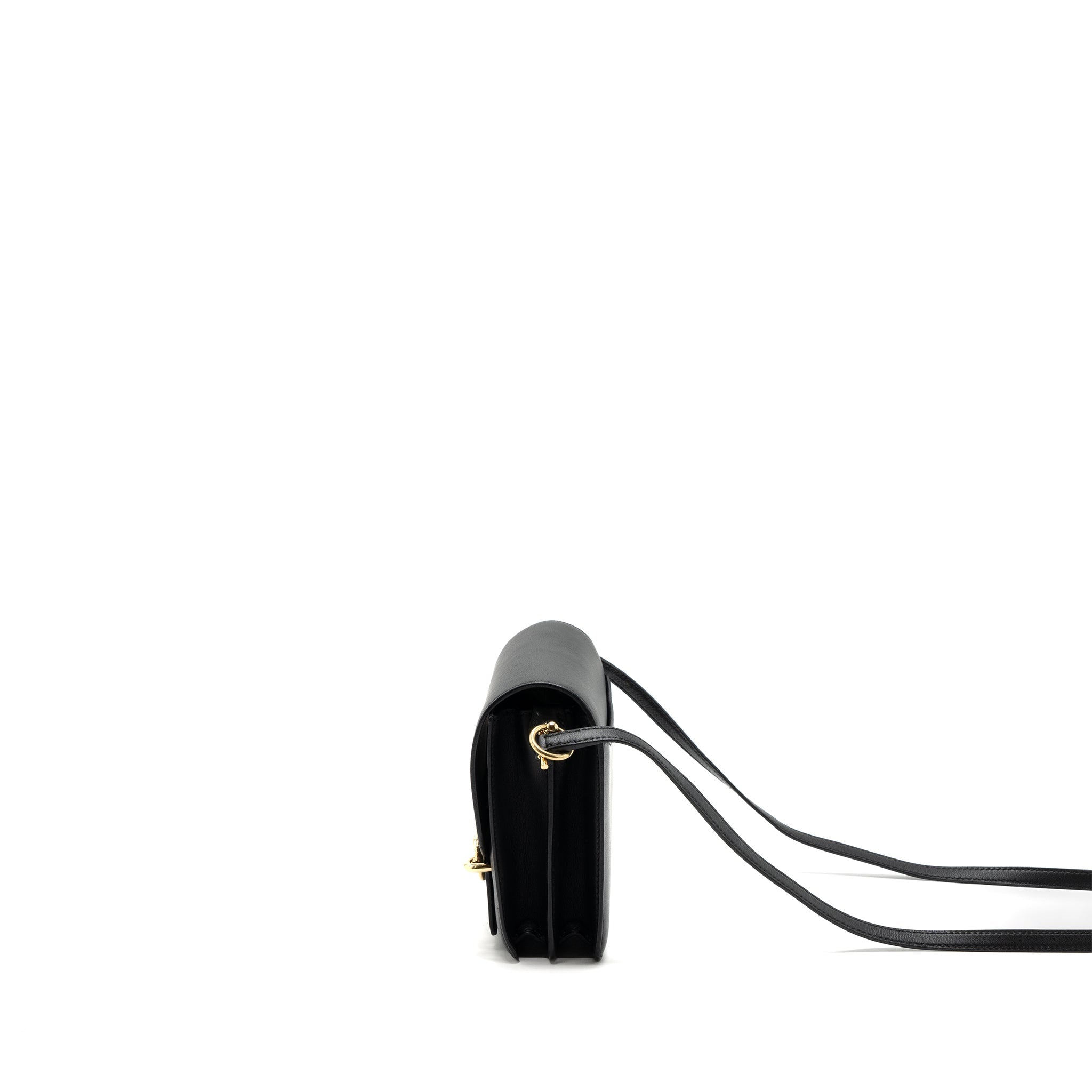 HERMES MINI ROULIS SWIFT BLACK GHW