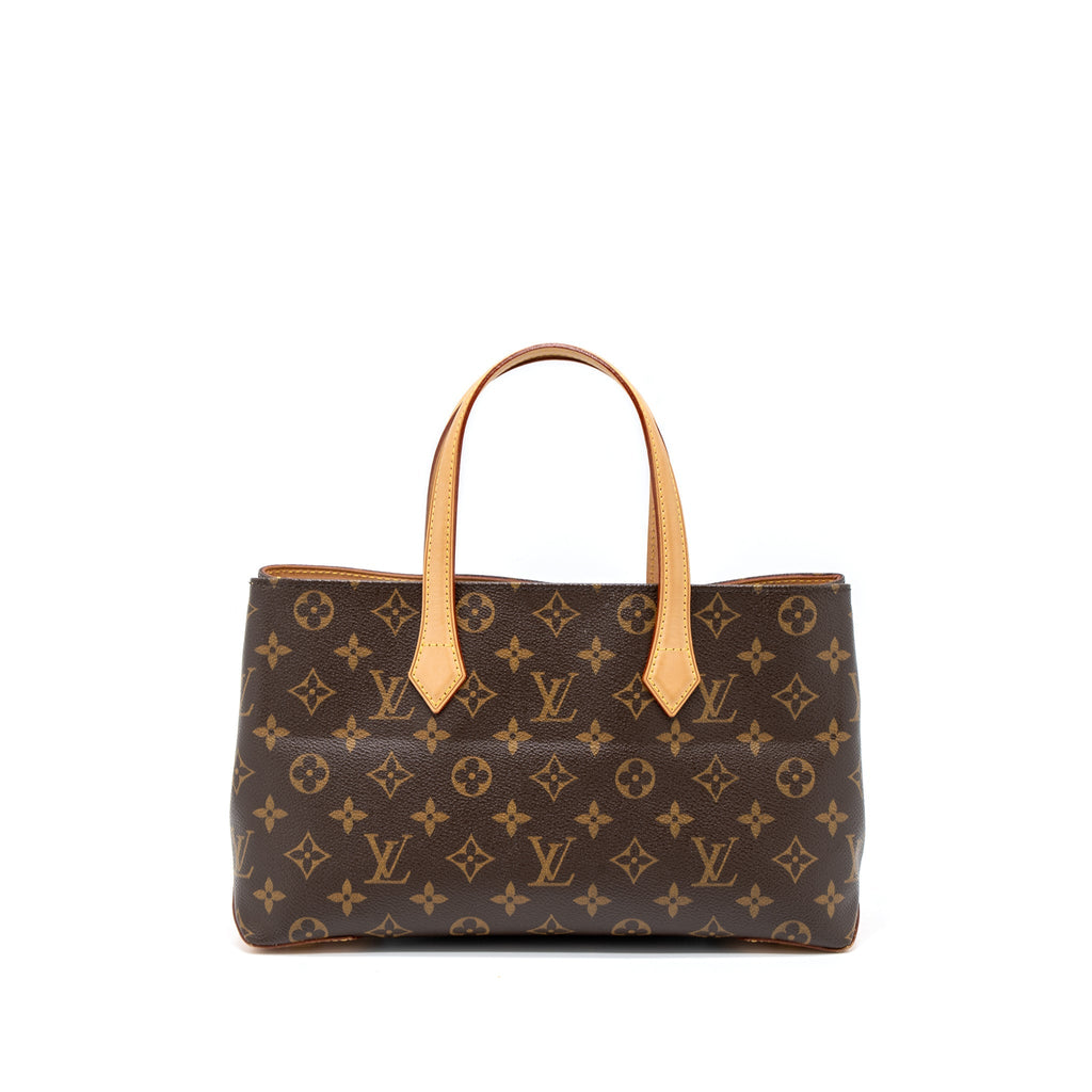 LOUIS VUITTON WILSHIRE PM TOTE BAG MONOGRAM CANVAS GHW