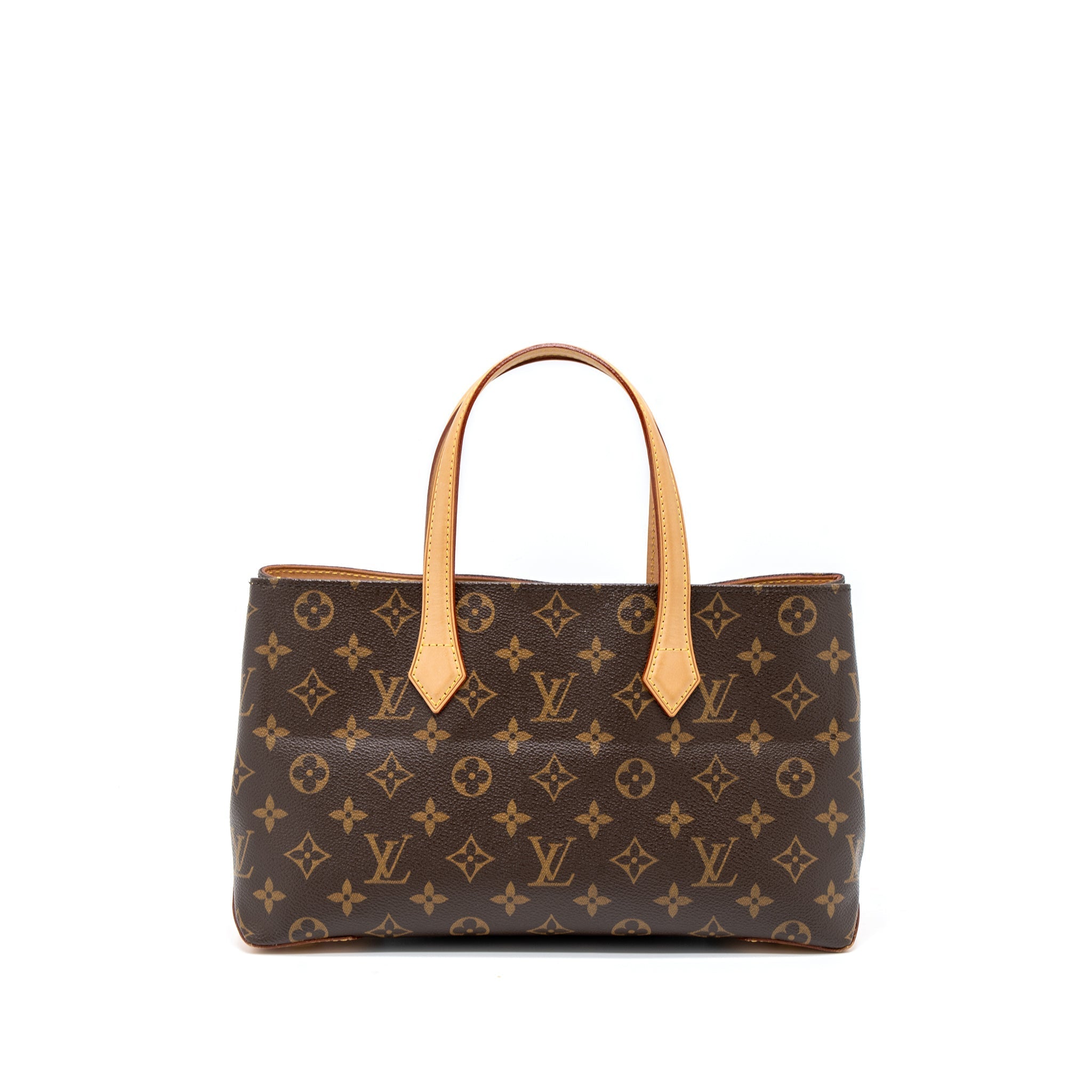 LOUIS VUITTON WILSHIRE PM TOTE BAG MONOGRAM CANVAS GHW