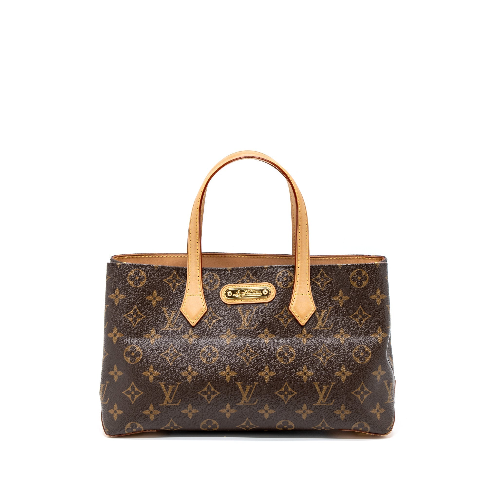 LOUIS VUITTON WILSHIRE PM TOTE BAG MONOGRAM CANVAS GHW