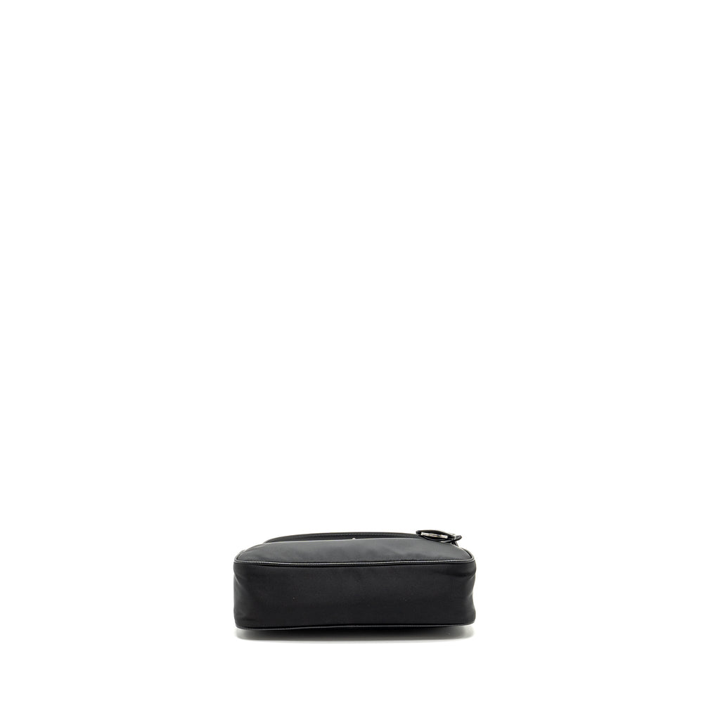 PRADA RE-EDITION 2005 RE-NYLON AND SAFFIANO MINI BAG BLACK SHW