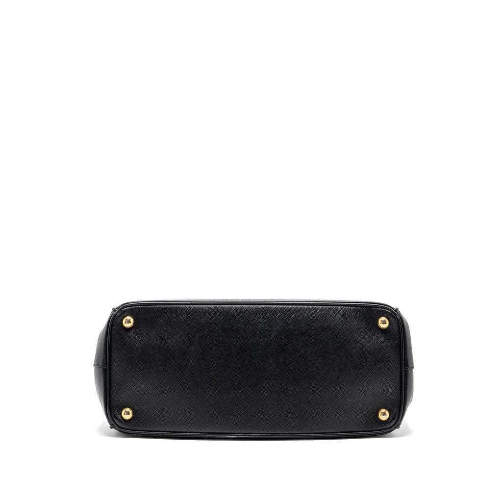 PRADA SAFFIANO TOTE BAG CALFSKIN BLACK GHW