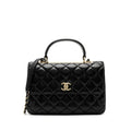 CHANEL MEDIUM TRENDY CC LAMBSKIN BLACK GHW