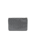 GOYARD SENAT MM POUCH GOYARDLINE CANVAS GREY SHW