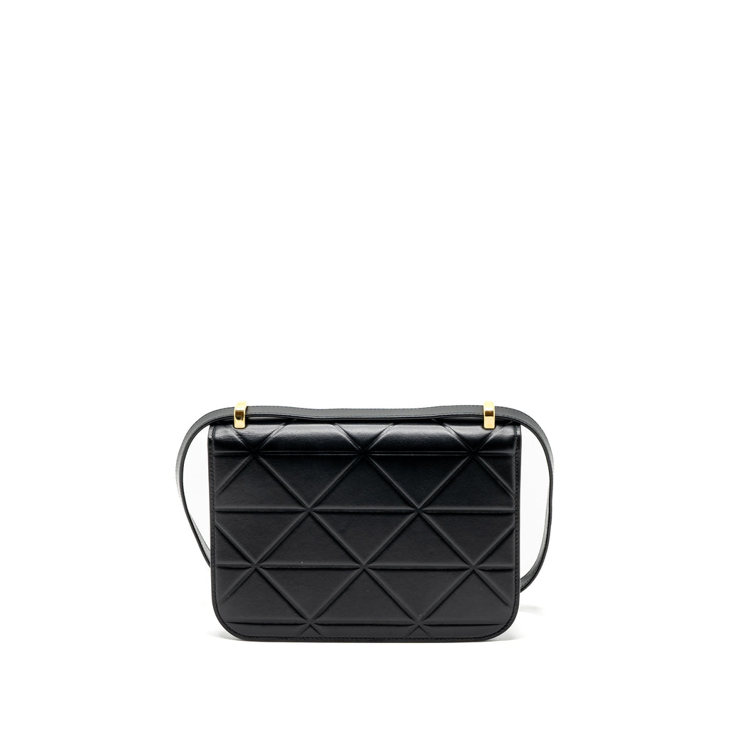 PRADA PATTINA IN PELLE CALFSKIN BLACK GHW