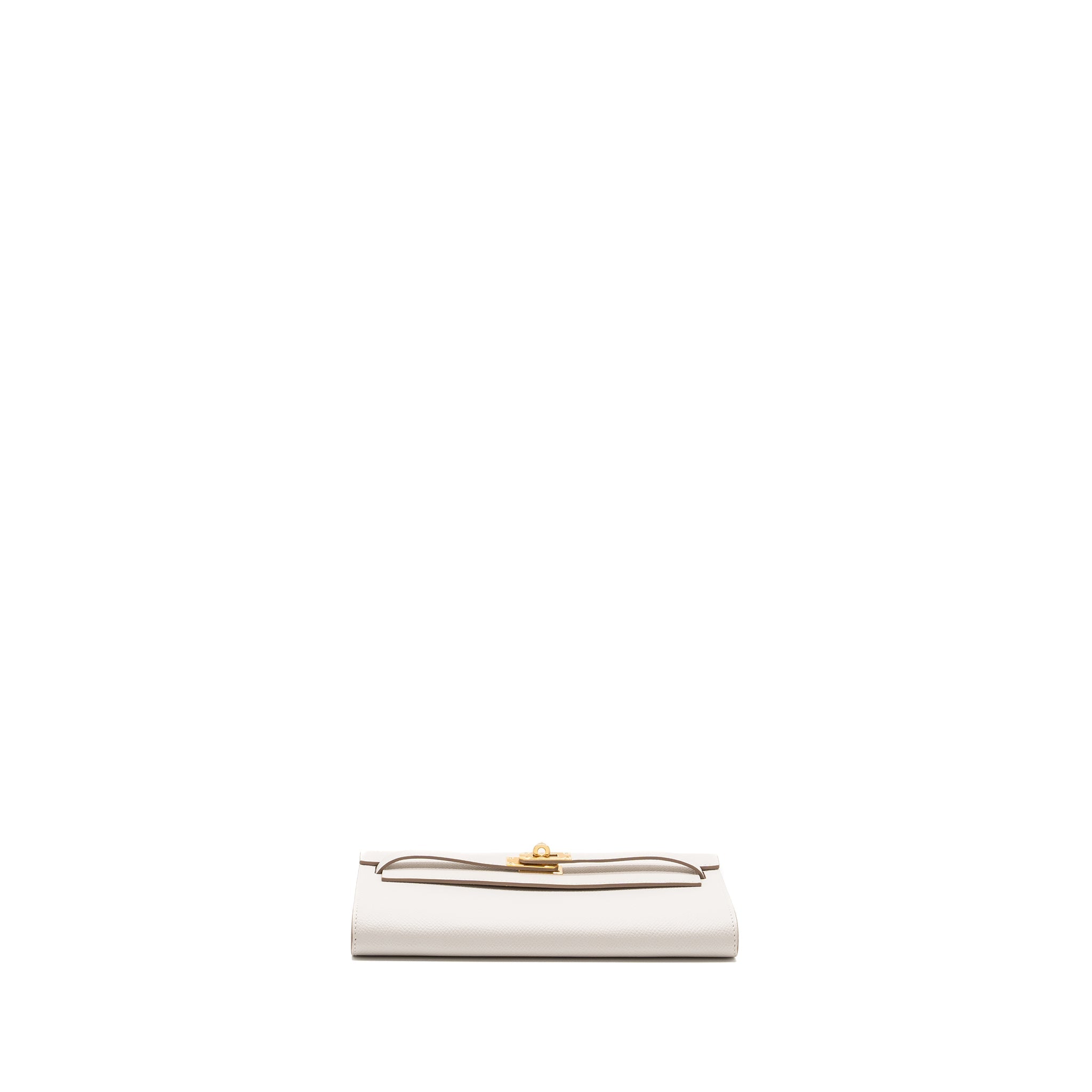 HERMES KELLY TO GO EPSOM M4 GRIS PALE GHW