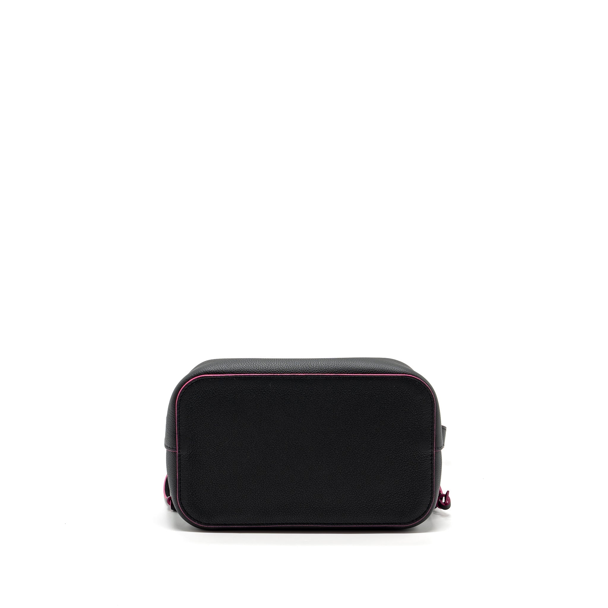 LOUIS VUITTON LOCKME BUCKET BAG CALFSKIN BLACK/PINK SHW