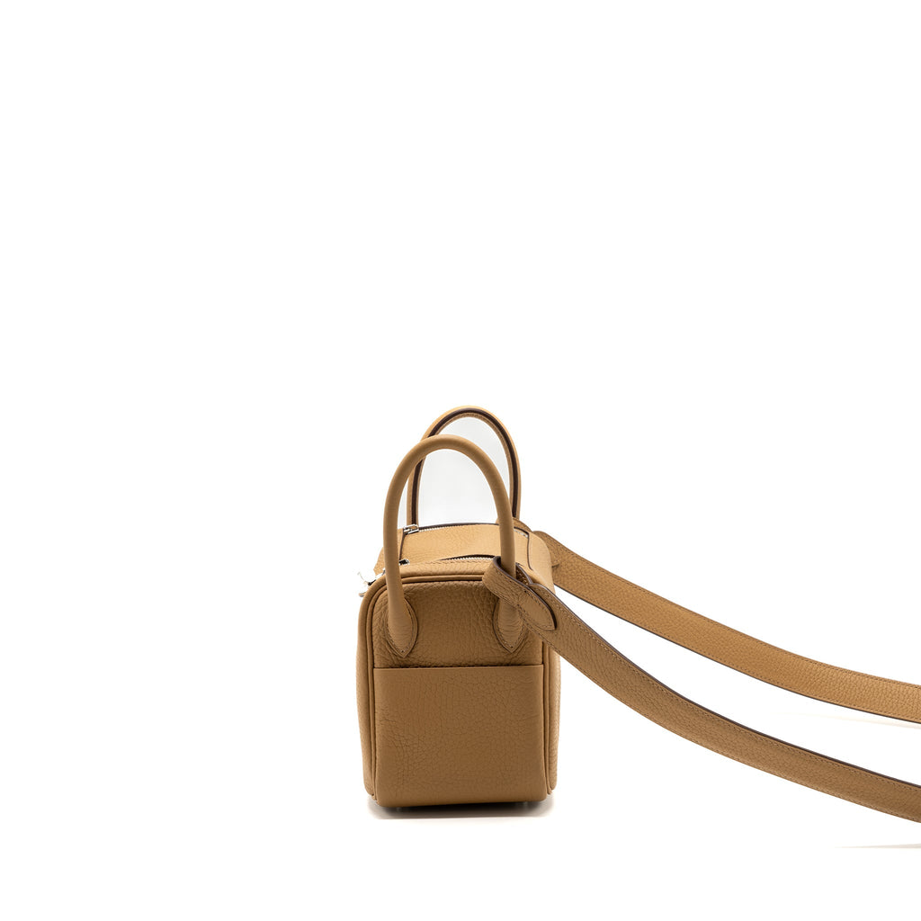HERMES MINI LINDY CLEMENCE 4B BISCUIT SHW