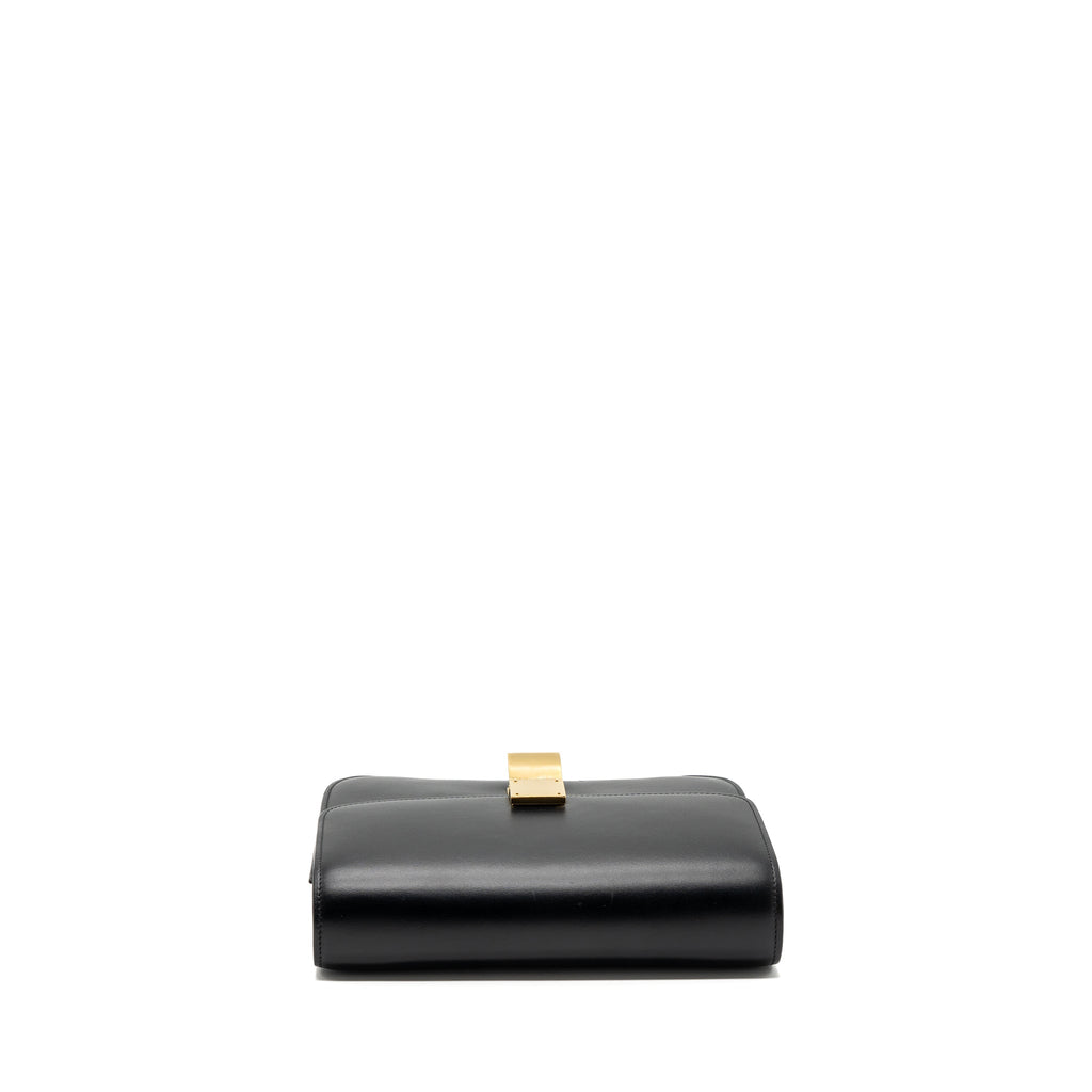 CELINE MEDIUM CLASSIC BOX BAG CALFSKIN BLACK GHW