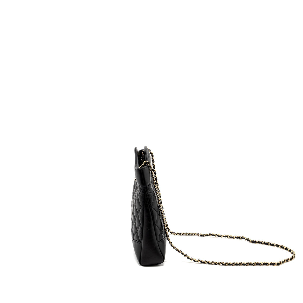 CHANEL 23A MINI 31 BAG CALFSKIN BLACK LGHW (MICROCHIP)