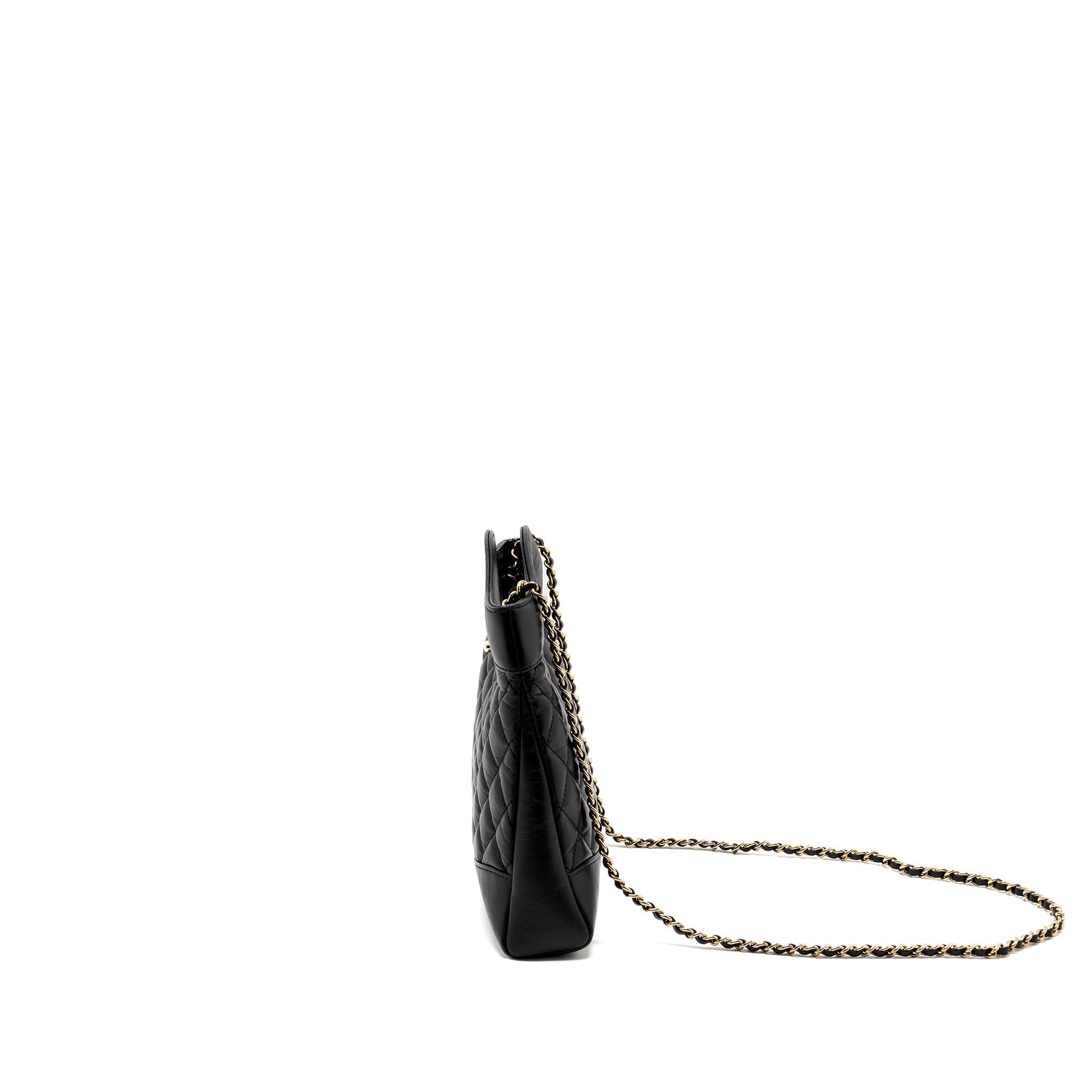 CHANEL 23A MINI 31 BAG CALFSKIN BLACK LGHW (MICROCHIP)