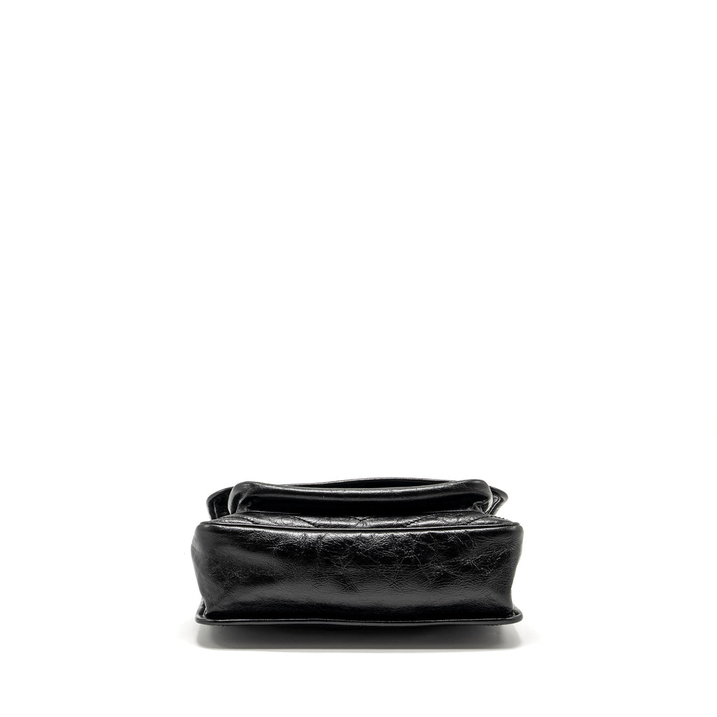 SAINT LAURENT MEDIUM NIKI CALFSKIN BLACK RUTHENIUM HARDWARE