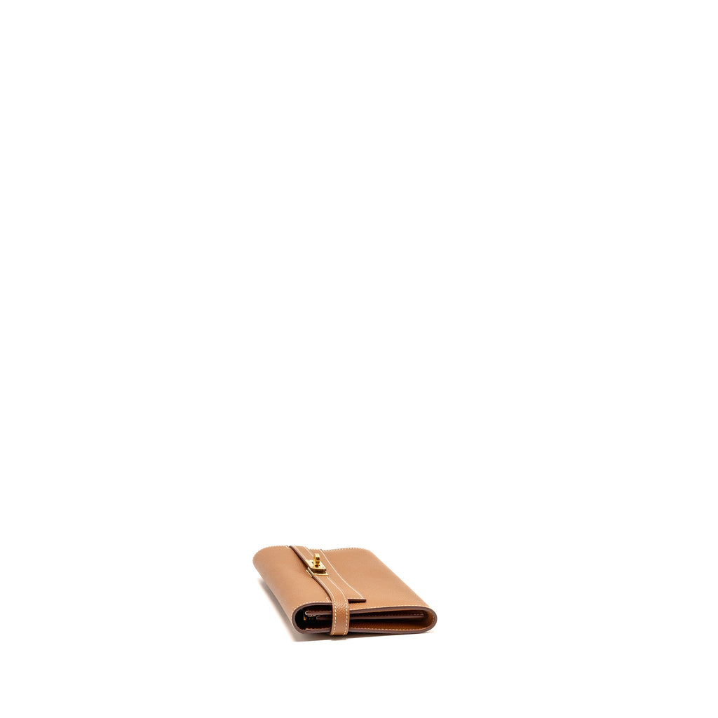 HEMES KELLY LONG WALLET EPSOM GOLD GHW