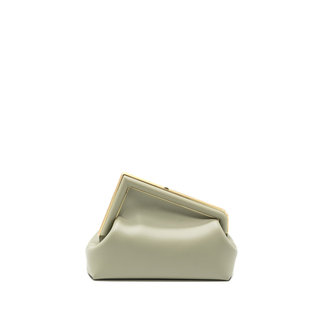 FENDI FENDI FIRST MIDI NAPPA LIGHT GREEN GHW