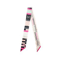 CHANEL CC LOGO PRINTED TWILLY SILK PINK/MULTICOLOUR