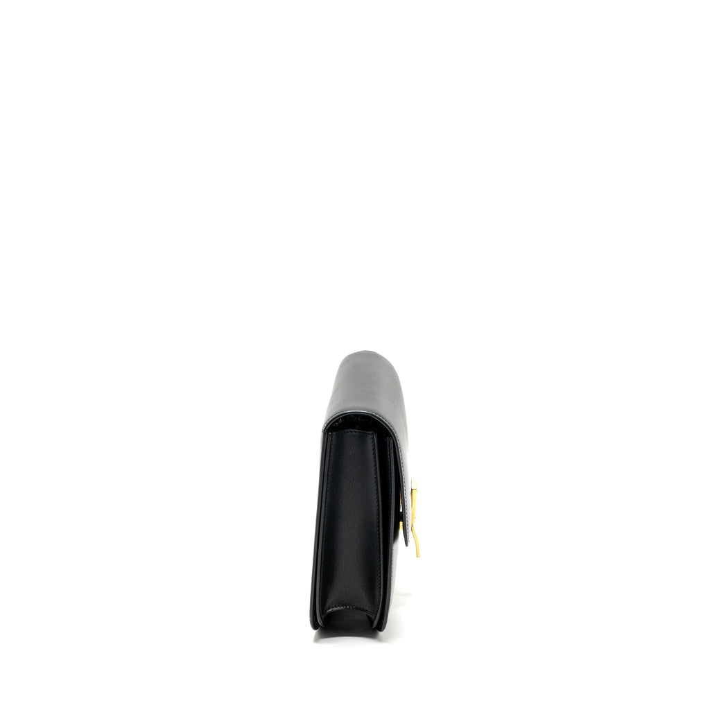 CELINE MEDIUM CLASSIC BOX BAG CALFSKIN BLACK GHW