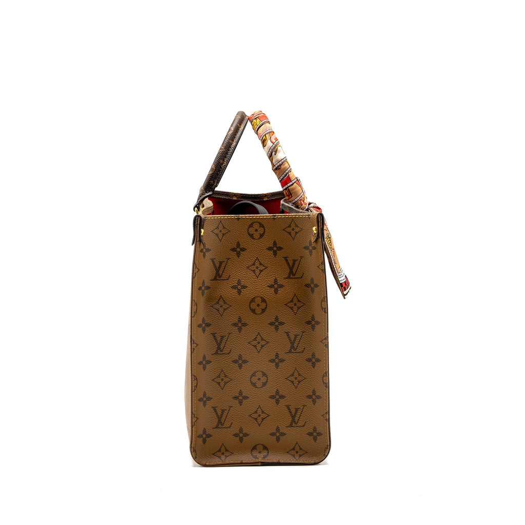 LOUIS VUITTON ONTHEGO MM MONOGRAM CANVAS GHW