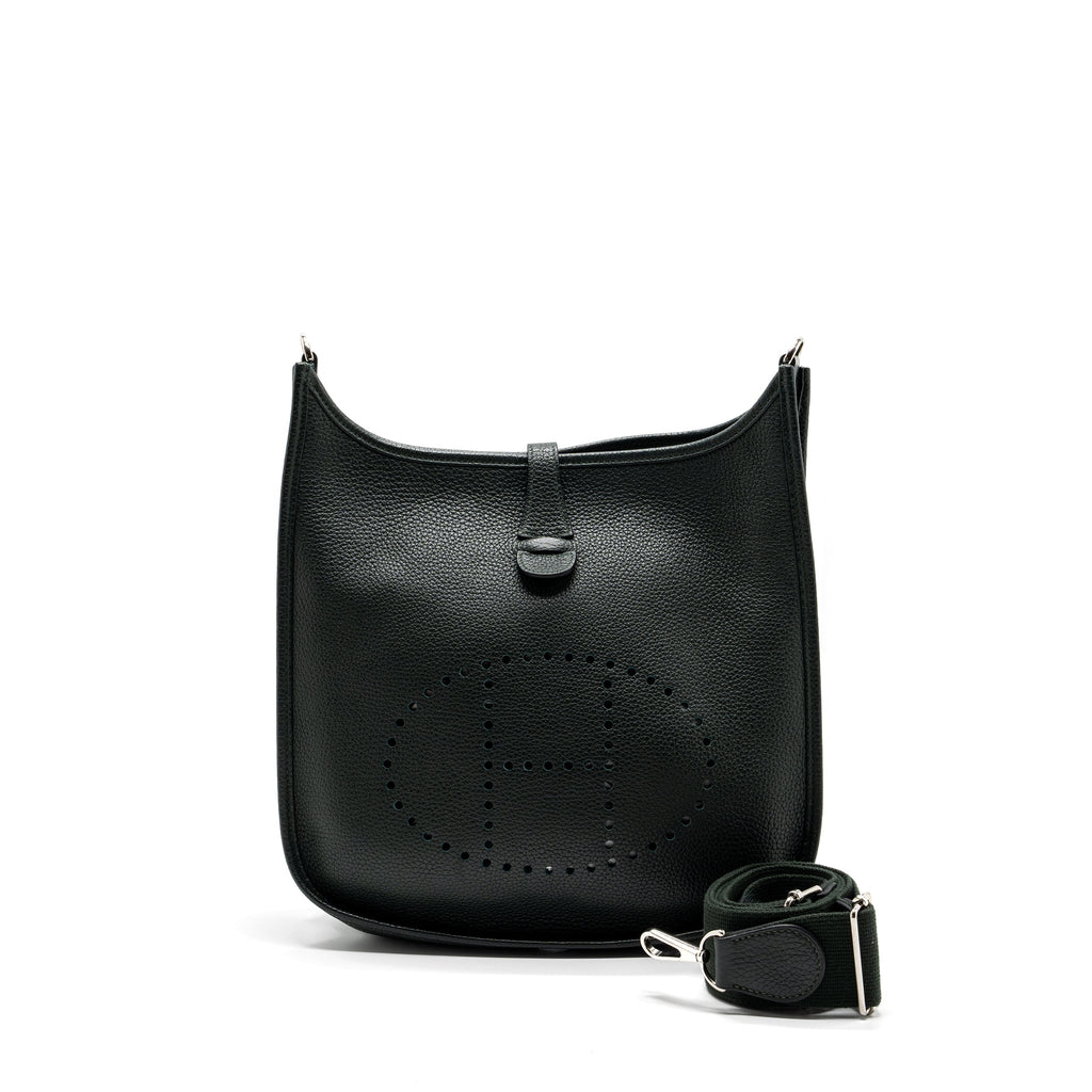 HERMES EVELYN 29 CLEMENCE DARK GREEN SHW