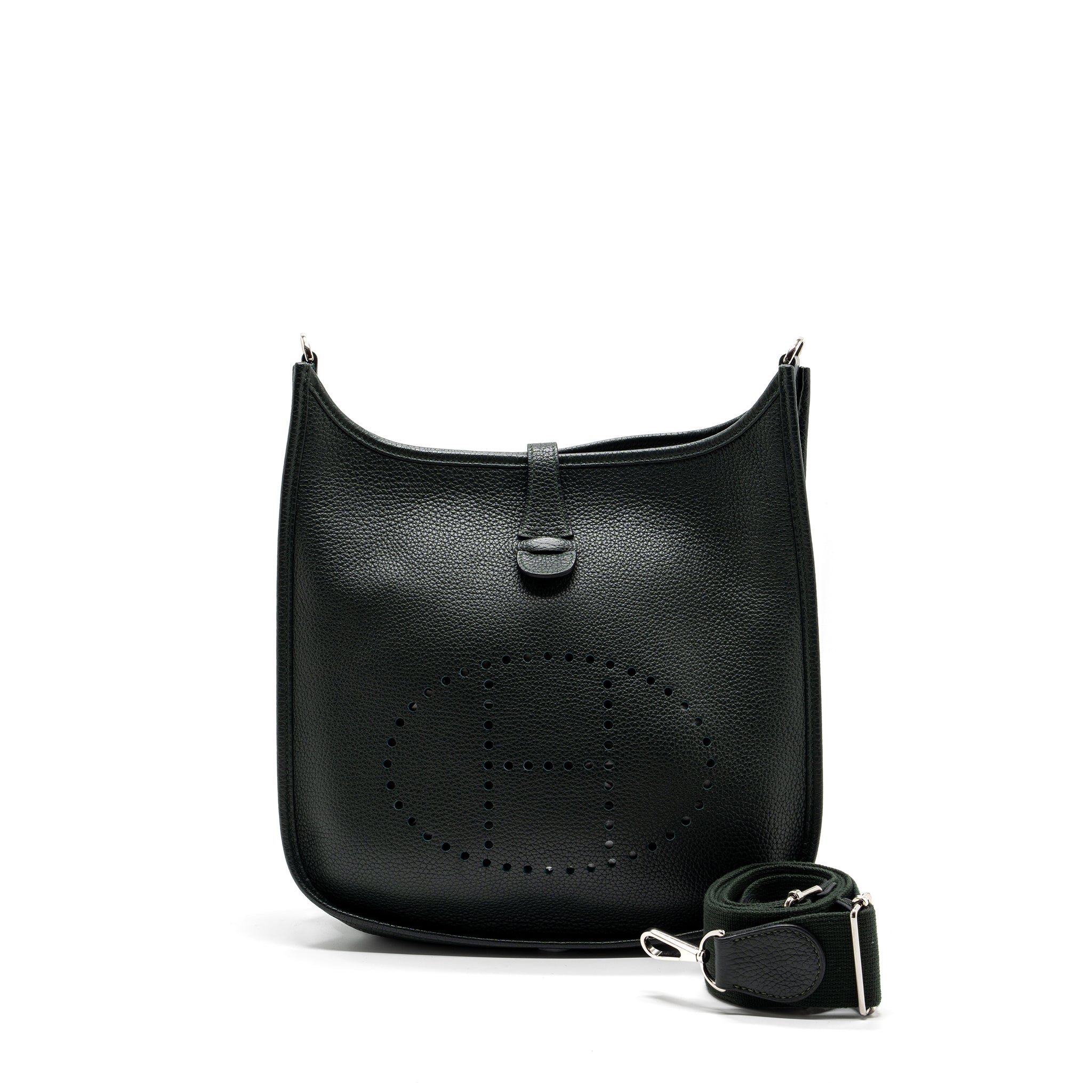 HERMES EVELYN 29 CLEMENCE DARK GREEN SHW