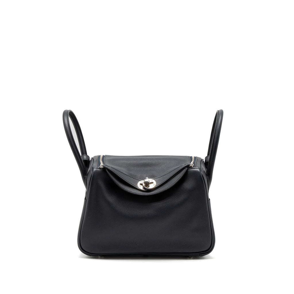 HERMES LINDY 26 SWIFT BLUE NUIT/ROSE PURPLE SHW