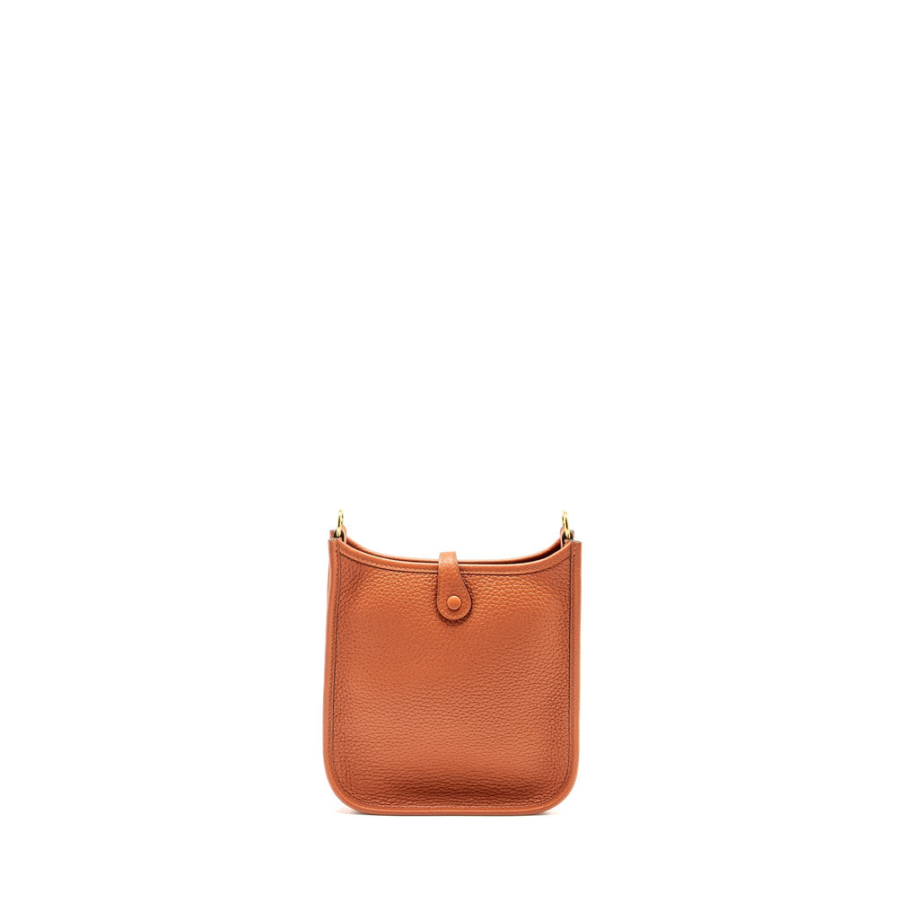 HERMES MINI EVELYNE CLEMENCE CUIVRE GHW