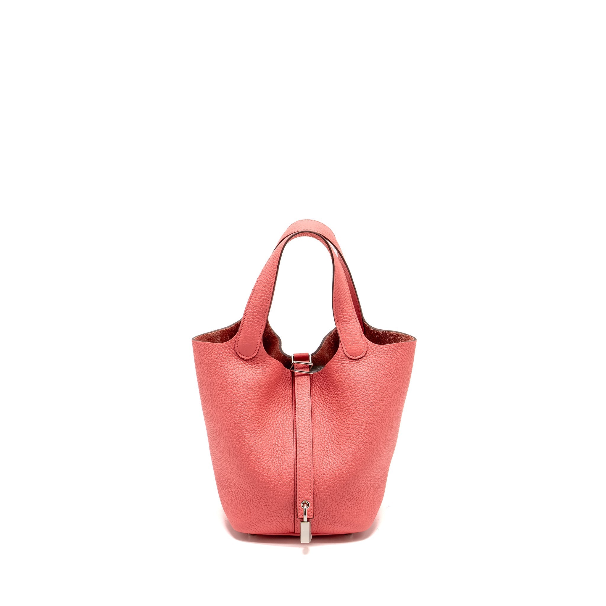 HERMES PICOTIN 18 LOCK BAG CLEMENCE 8W ROSE AZALEE SHW