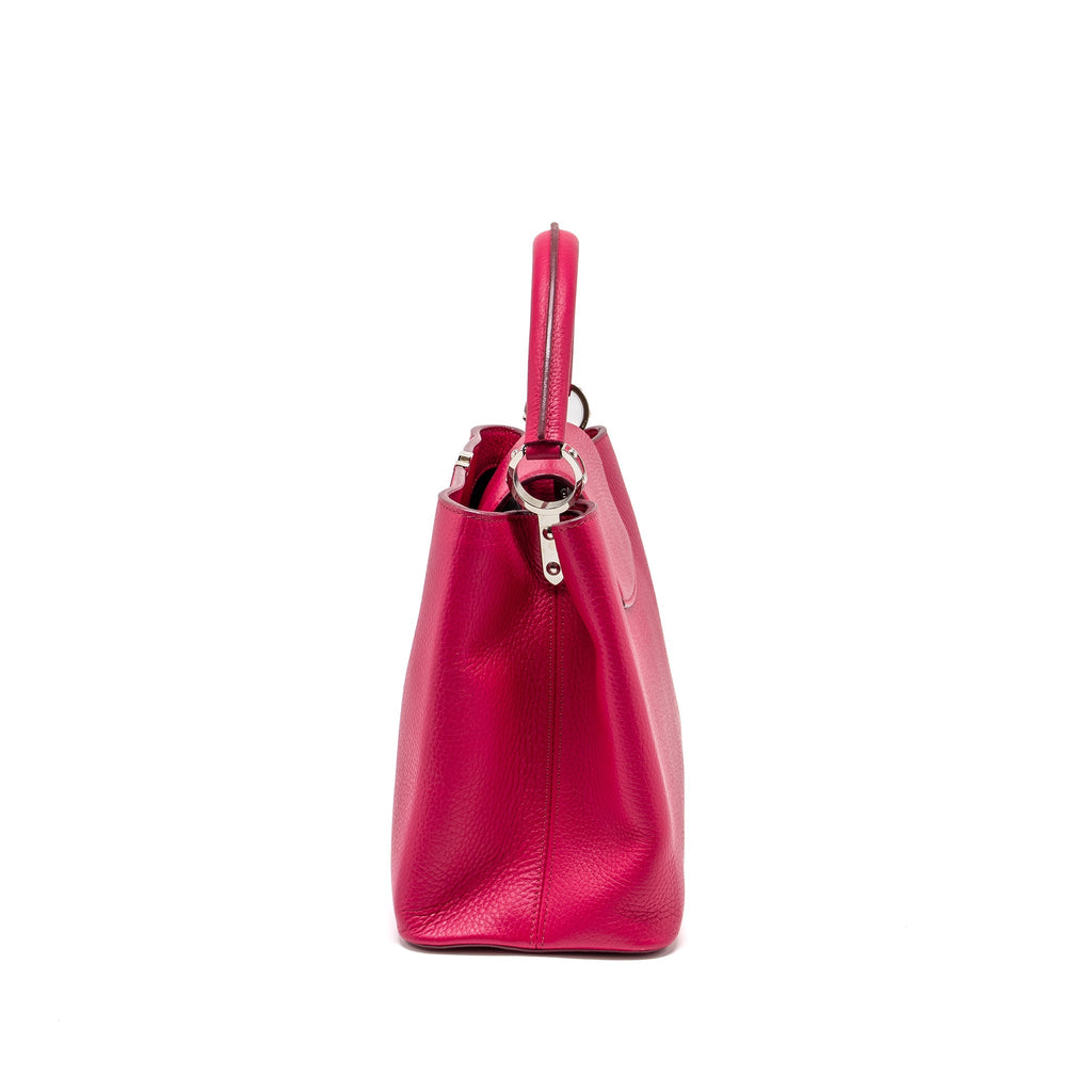 LOUIS VUITTON CAPUCINES TAURILLON HOT PINK SHW