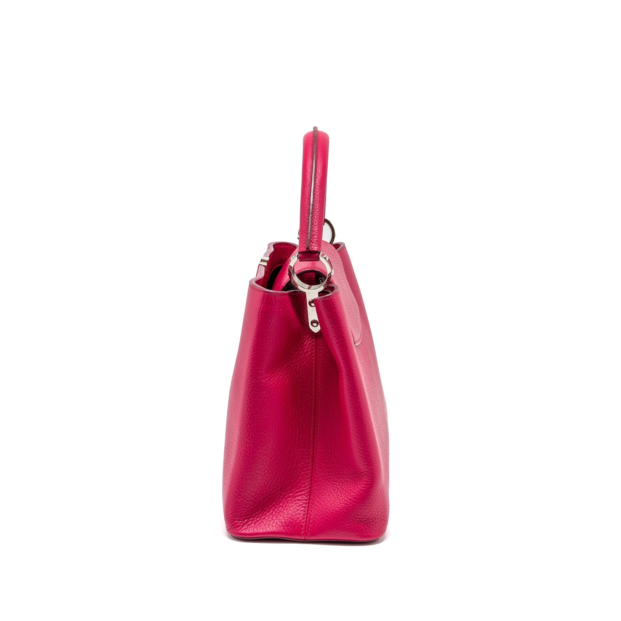 LOUIS VUITTON CAPUCINES TAURILLON HOT PINK SHW