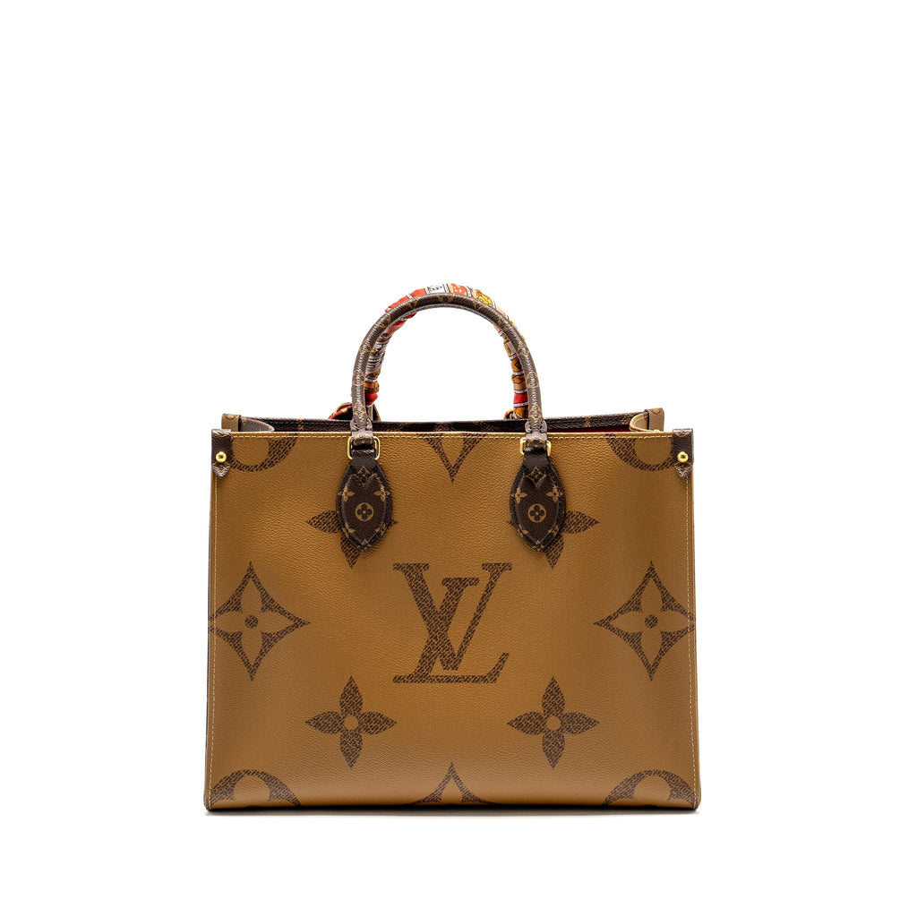 LOUIS VUITTON ONTHEGO MM MONOGRAM CANVAS GHW