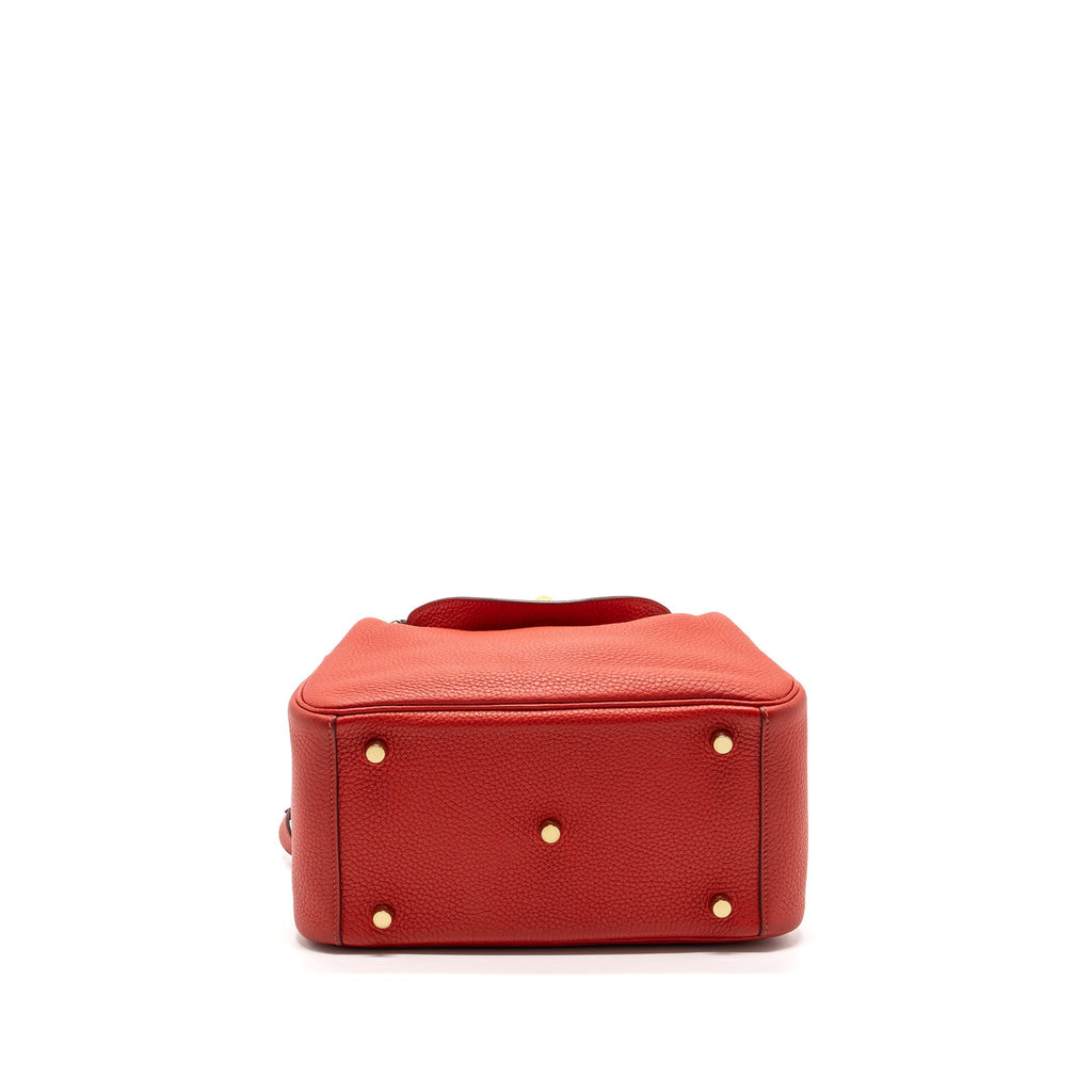 HERMES LINDY 26 CLEMENCE ROUGE TOMATE GHW