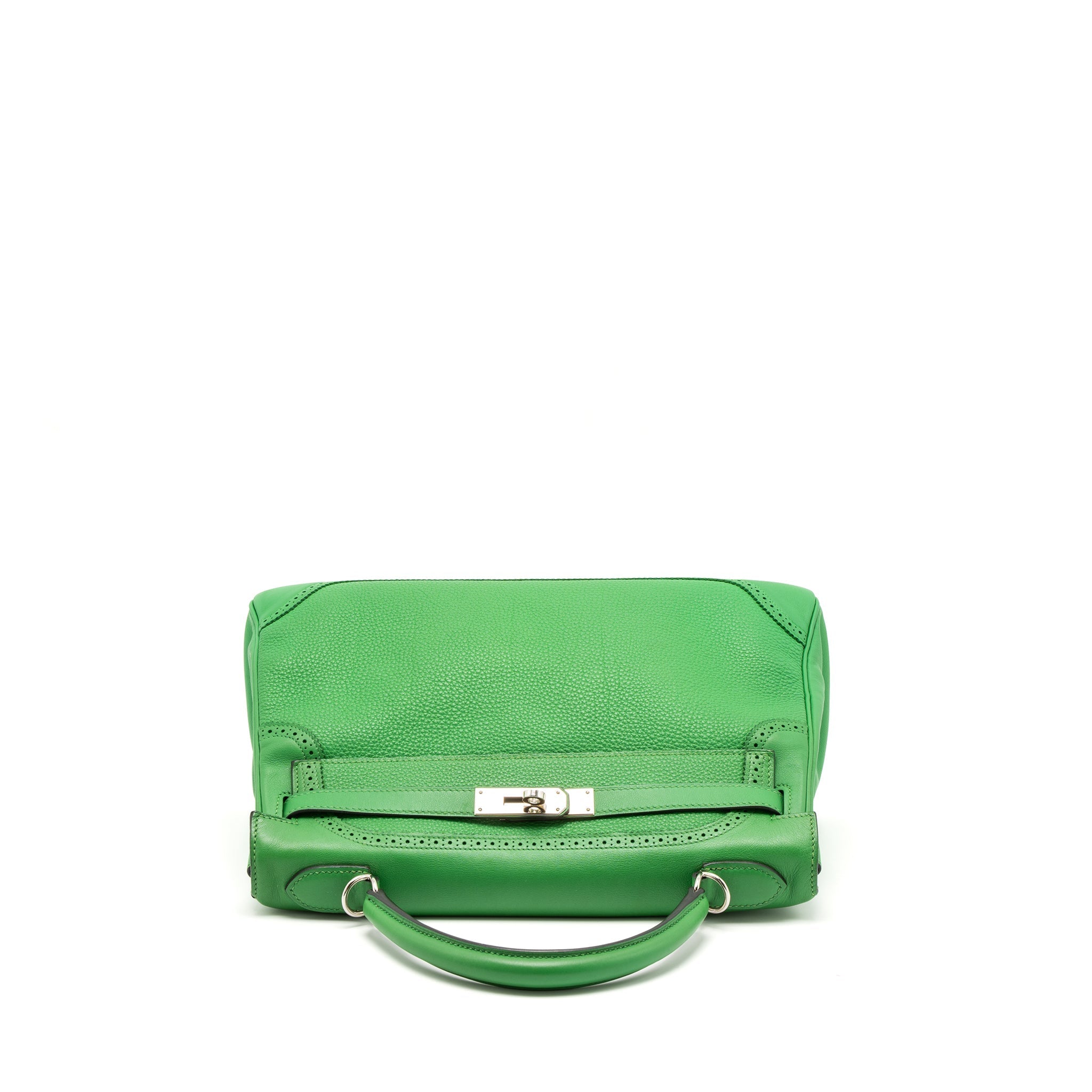 HERMES KELLY 32 GHILLIES TOGO/SWIFT BAMBOO SHW