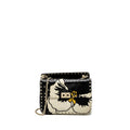VALENTINO GARAVANI ROCKSTUD SPIKE SHOULDER BAG LEATHER/ PYTHON MULTICOLOUR LGHW