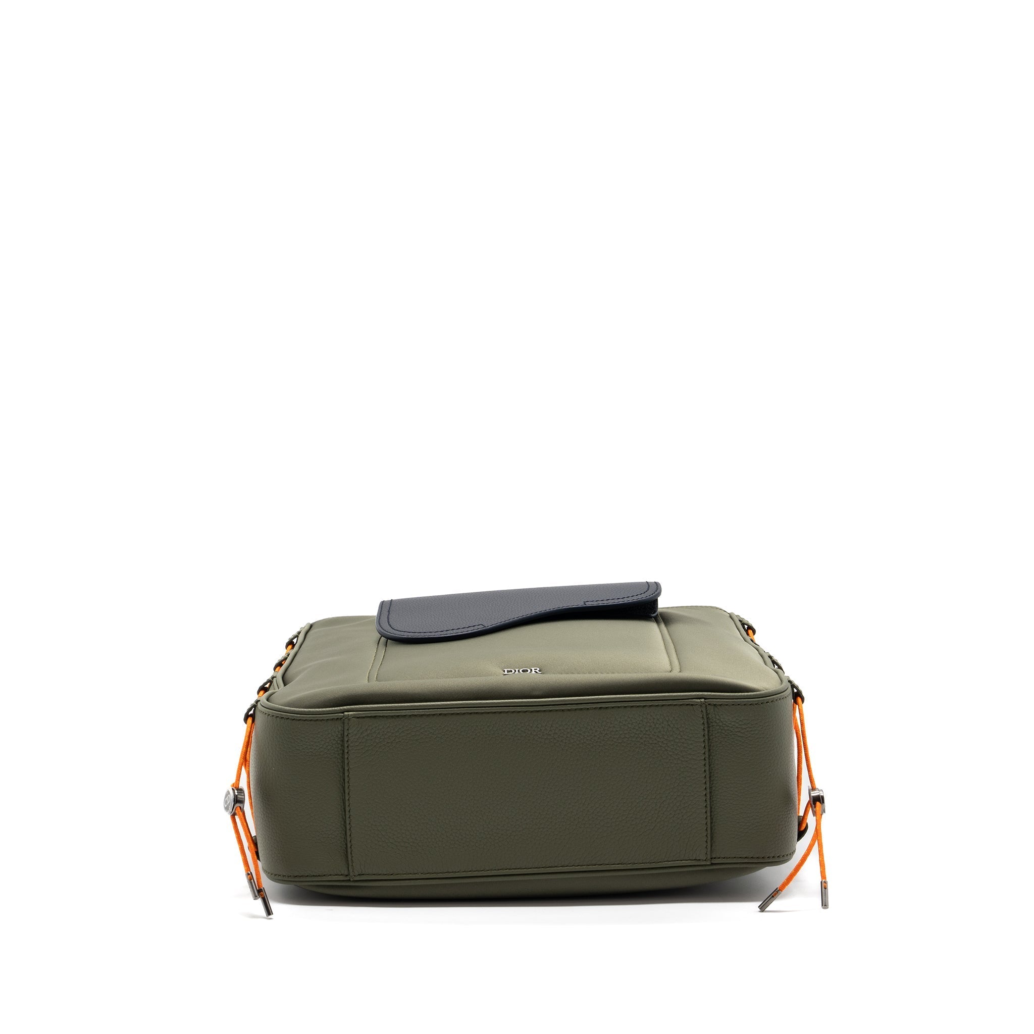 DIOR SOUTH TOTE BAG NYLON/ LEATHER GREEN MULTICOLOUR HARDWARE