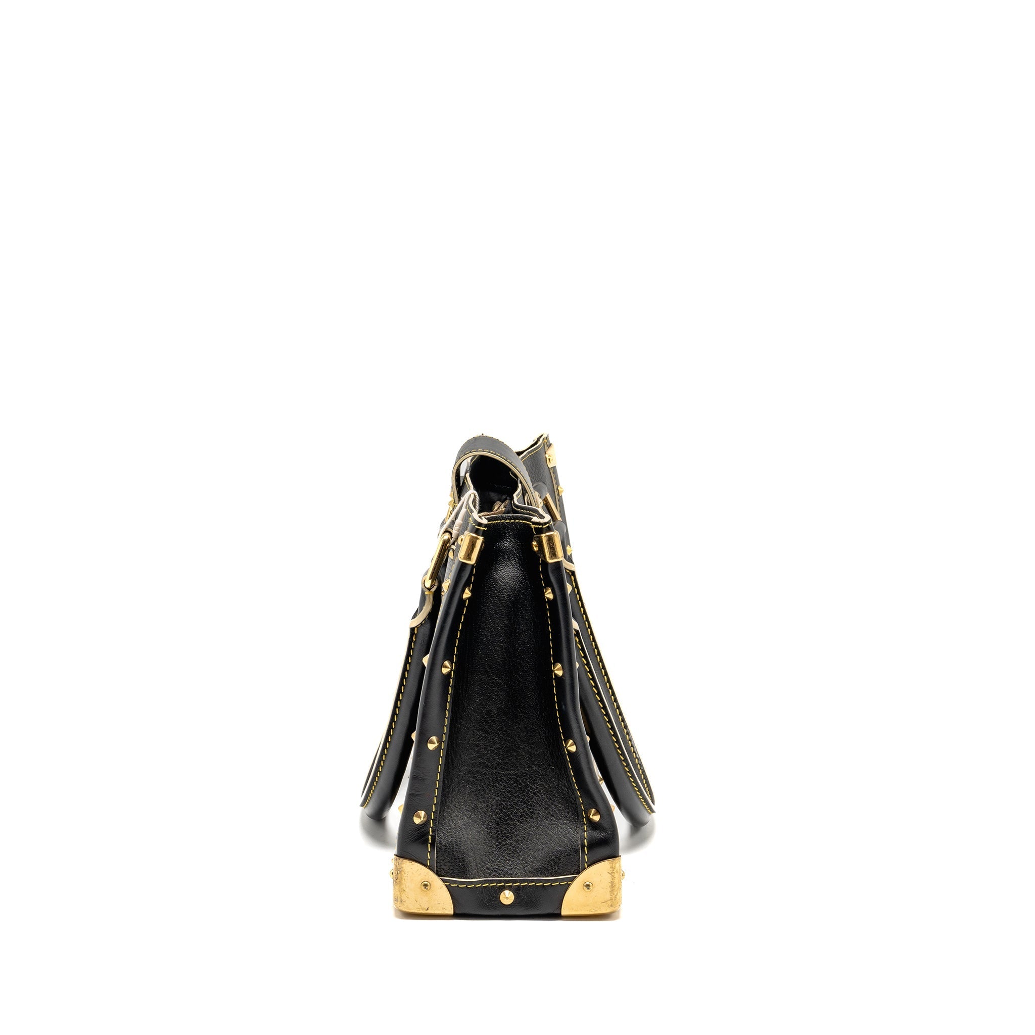 LOUIS VUITTON VINTAGE SHOULDER BAG BLACK GHW