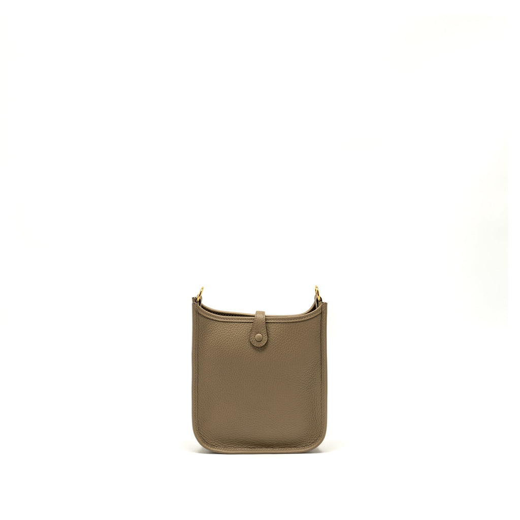 HERMES MINI EVELYNE CLEMENCE BEIGE MARFA GHW