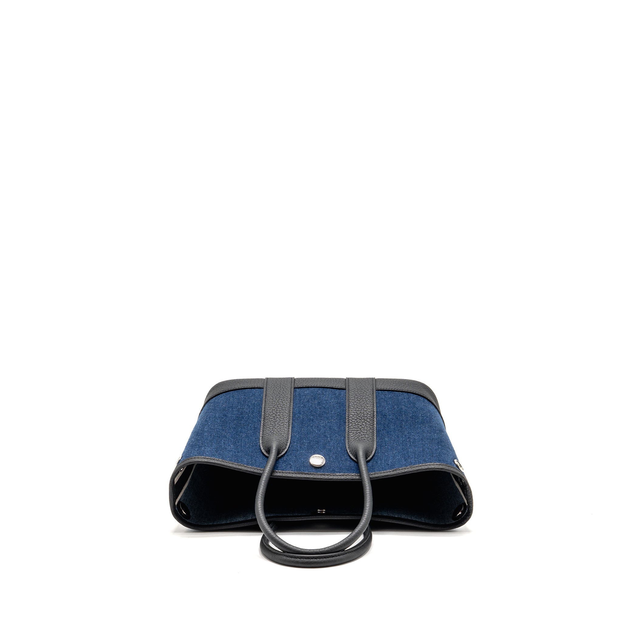 HERMES NEO GARDEN PARTY 23 DENIM/NEGONDA DENIM MOYEN/NOIR SHW