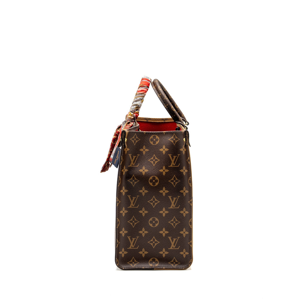 LOUIS VUITTON ONTHEGO MM MONOGRAM CANVAS GHW