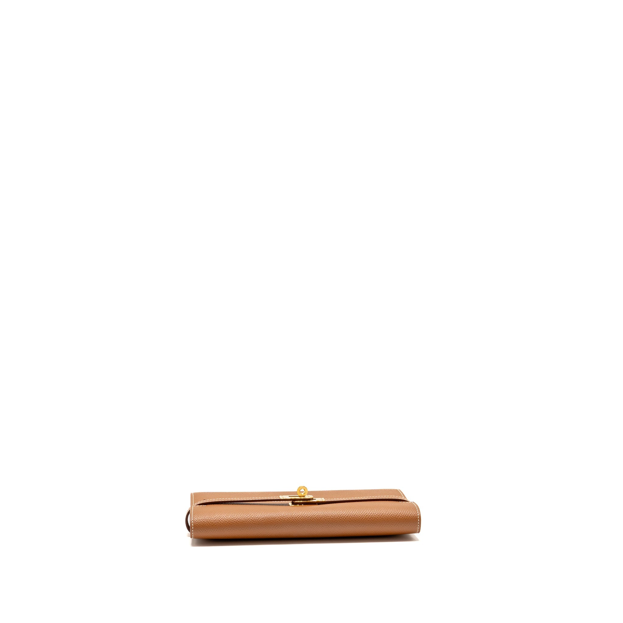 HEMES KELLY LONG WALLET EPSOM GOLD GHW
