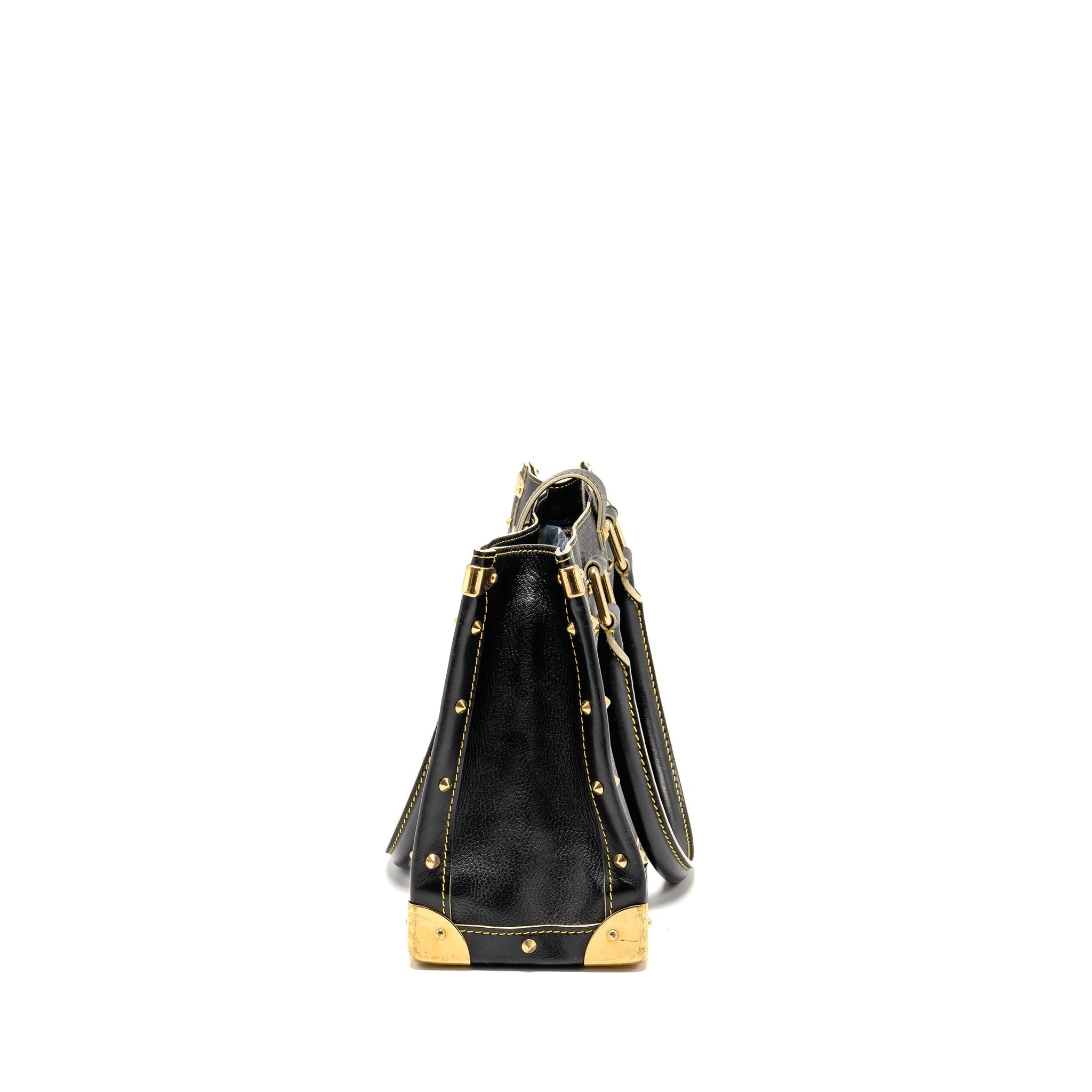 LOUIS VUITTON VINTAGE SHOULDER BAG BLACK GHW