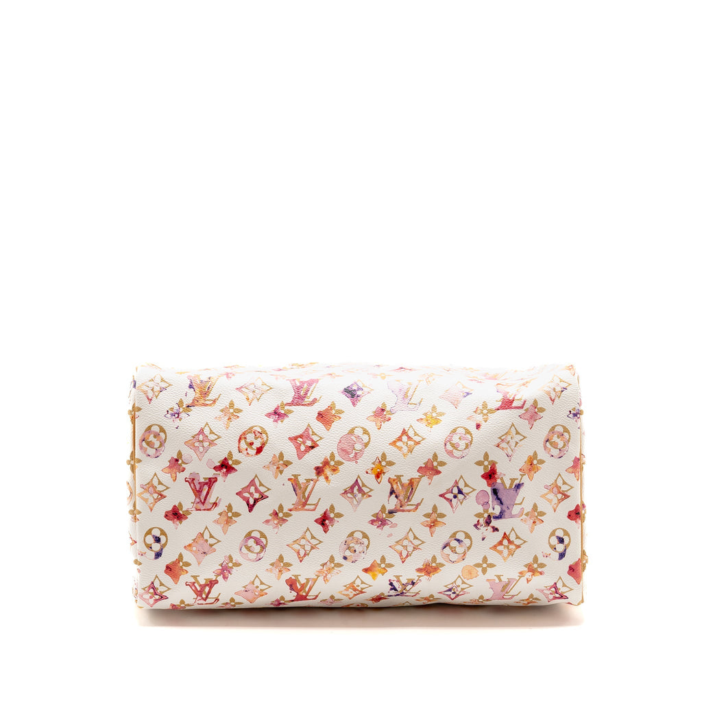 LOUIS VUITTON SPEEDY 35 BOSTON BAG WATERCOLOR MONOGRAM CANVAS MULTICOLOUR GHW