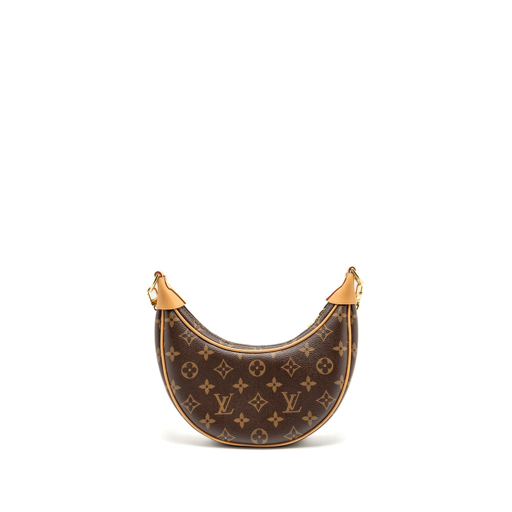 LOUIS VUITTON HALF-MOON LOOP BAGUETTE MONOGRAM CANVAS GHW