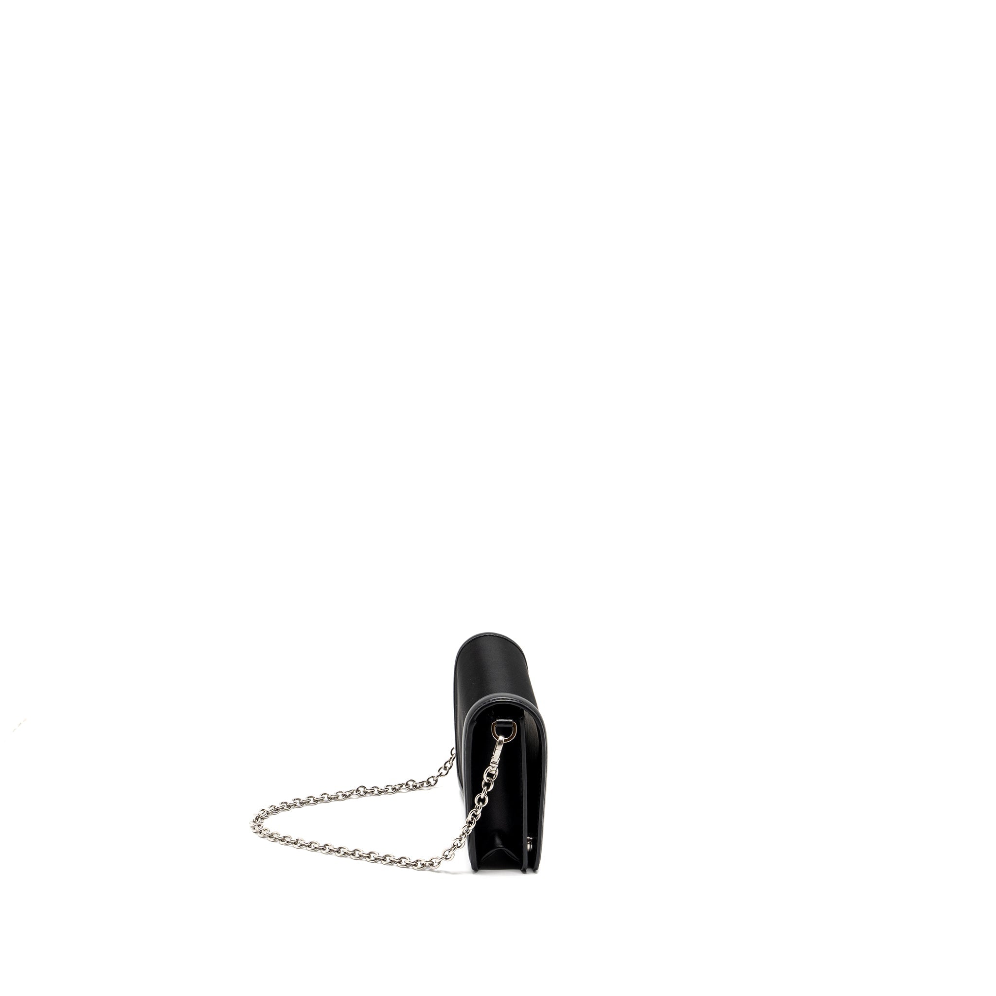 PRADA MINIBORSE BAG NYLON/LEATHER BLACK SHW