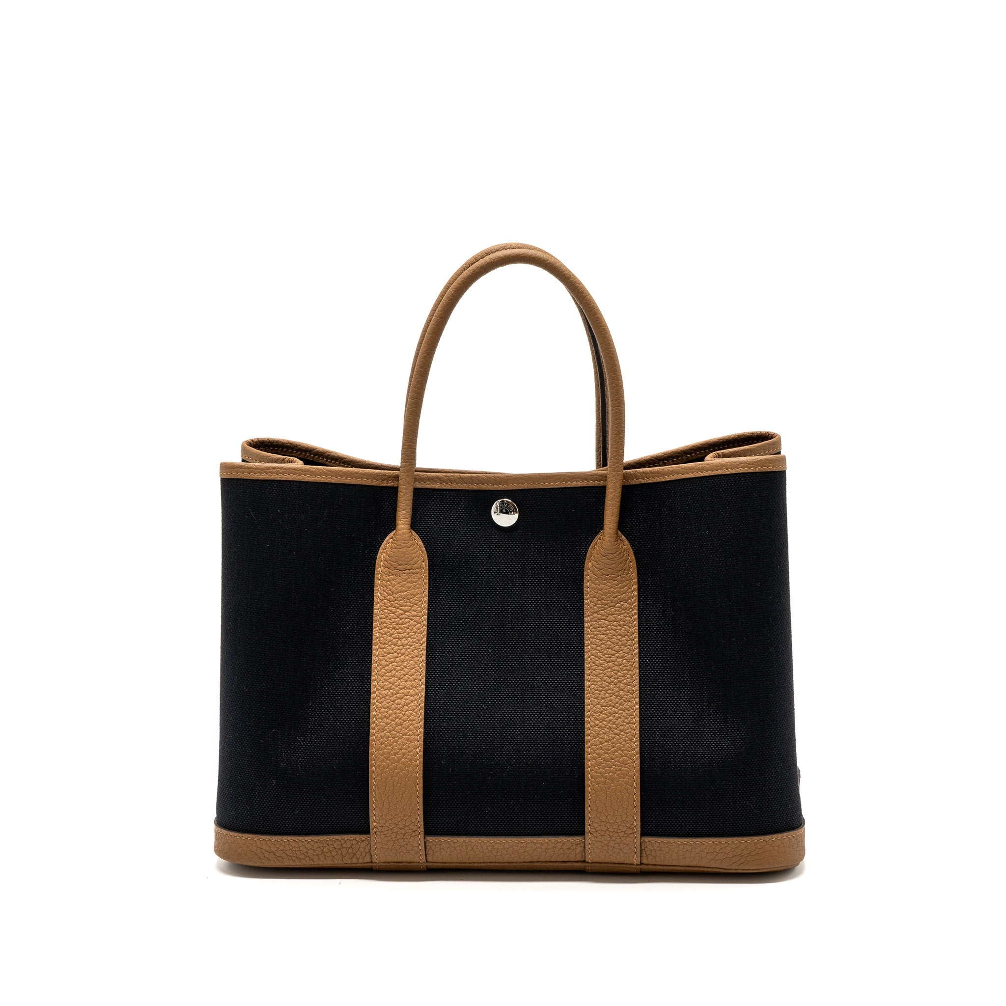 HERMES GARDEN PARTY 30 CANVAS/NEGONDA ALEZAN/BLACK SHW