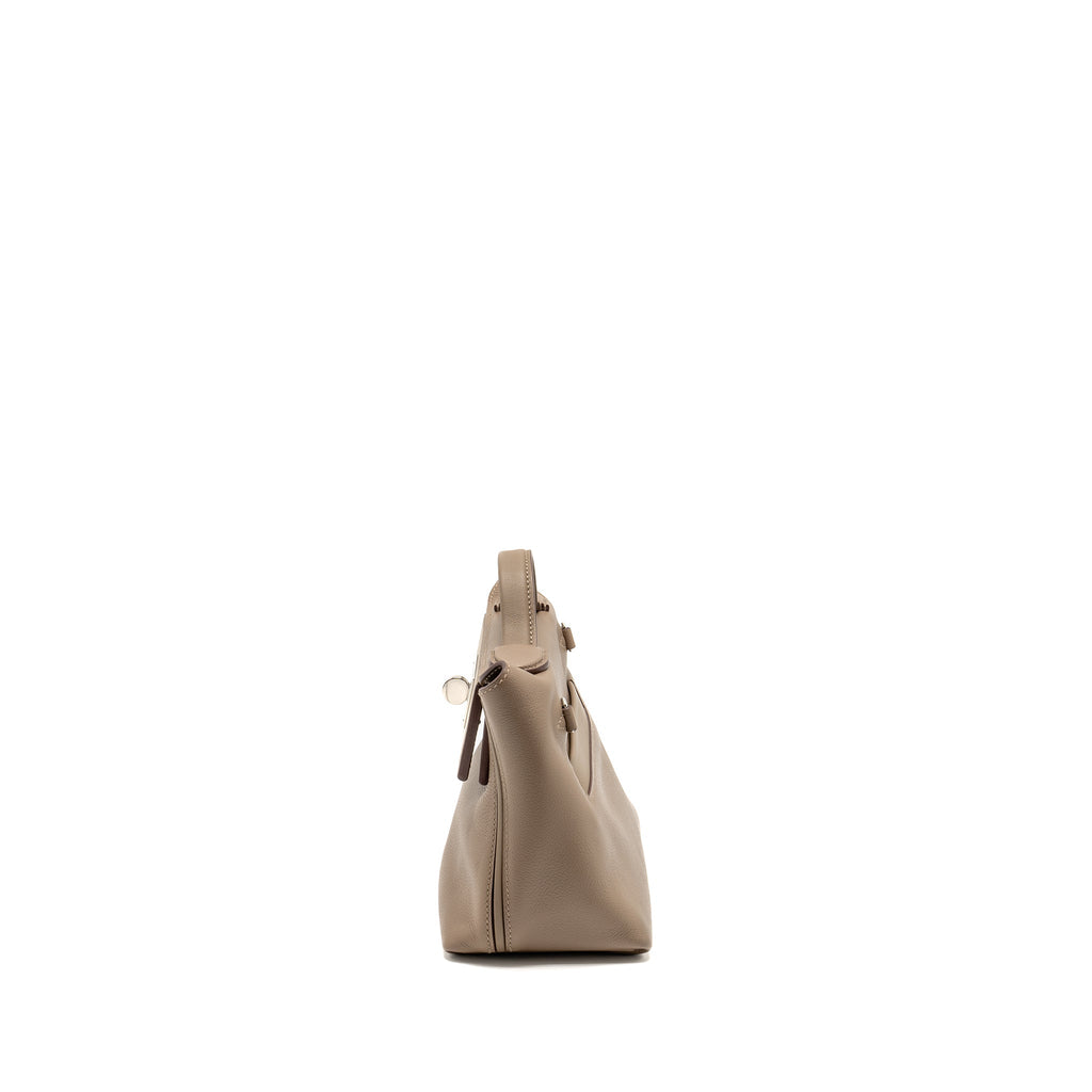 HERMES MINI 2424 24/24-21 BAG EVERCOLOR/SWIFT ETOUPE SHW