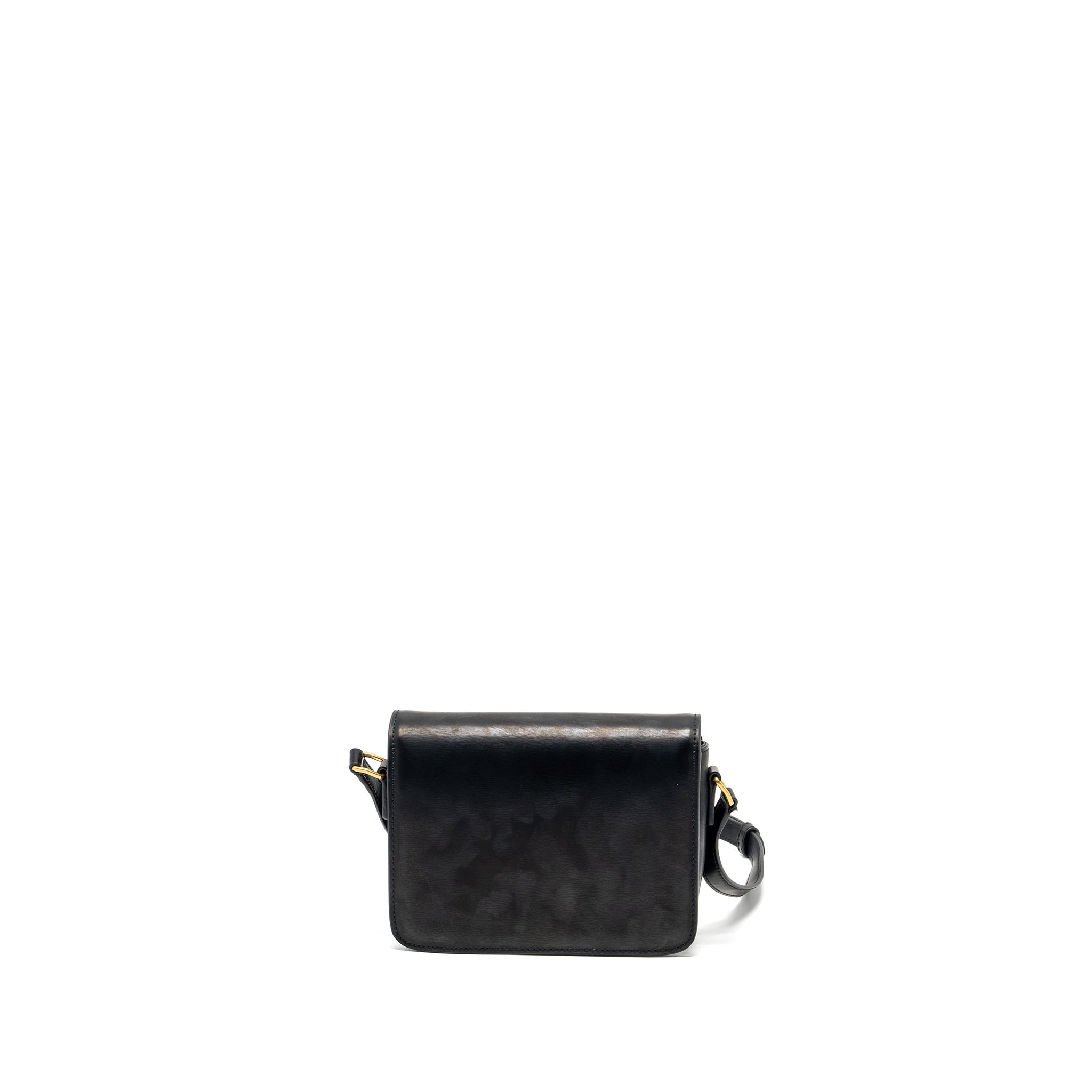 CELINE TEEN TRIOMPHE BAG CALFSKIN BLACK GHW