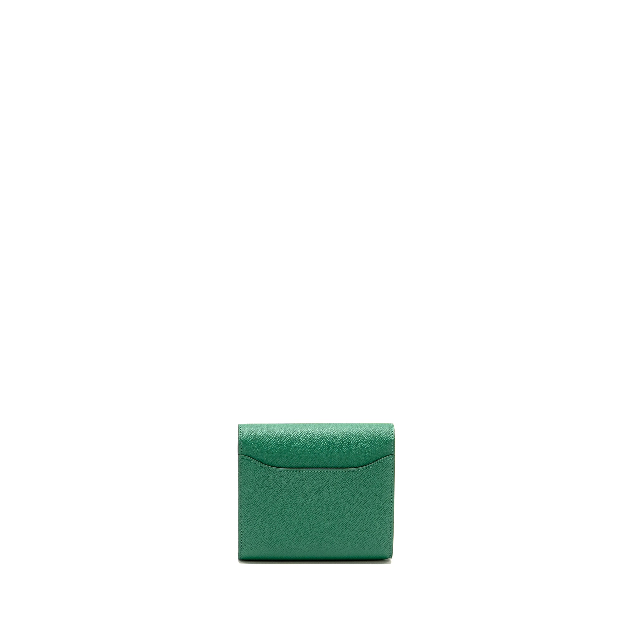 HERMES CONSTANCE COMPACT WALLET EPSOM GREEN SHW