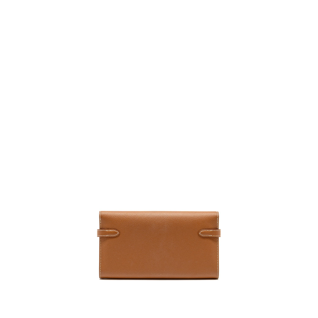 HEMES KELLY LONG WALLET EPSOM GOLD GHW