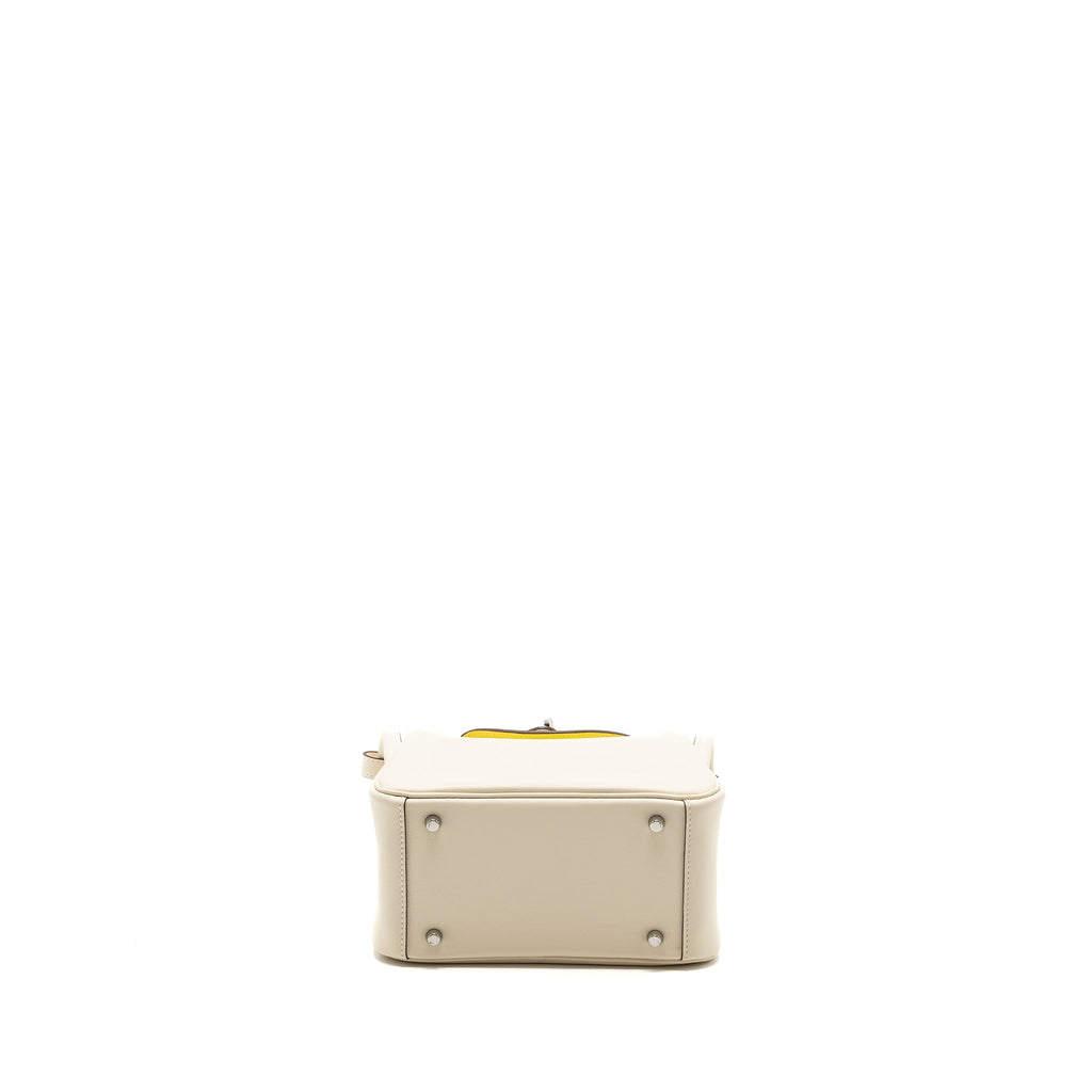 HERMES MINI LINDY SWIFT NATA / LIME SHW