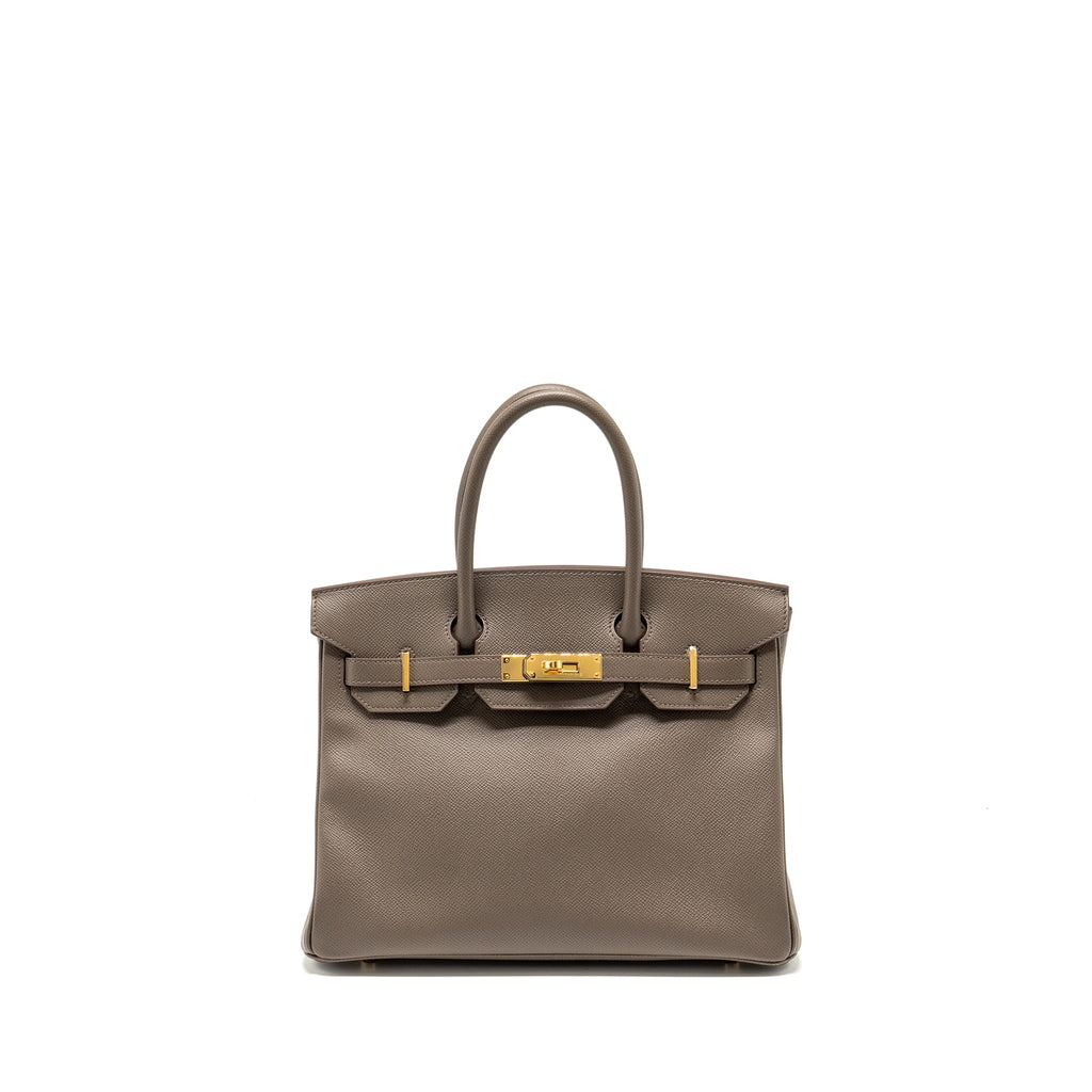 HERMES BIRKIN 30 EPSOM GRIS ETAIN GHW