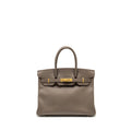 HERMES BIRKIN 30 EPSOM GRIS ETAIN GHW